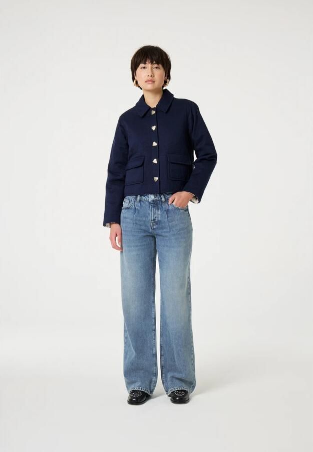 FABIENNE CHAPOT Dames Jassen Jackie Padded Jacket Donkerblauw - Foto 6