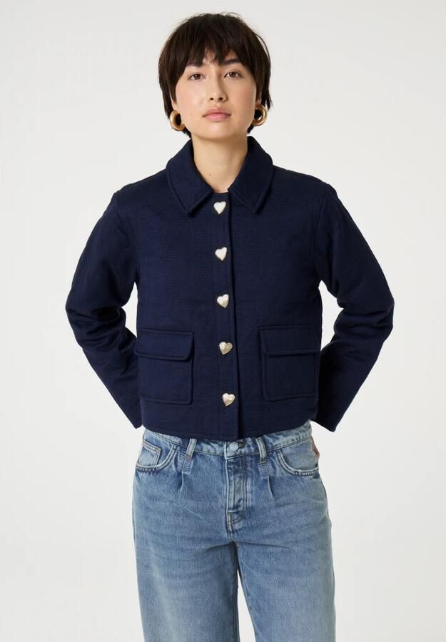 FABIENNE CHAPOT Dames Jassen Jackie Padded Jacket Donkerblauw - Foto 7