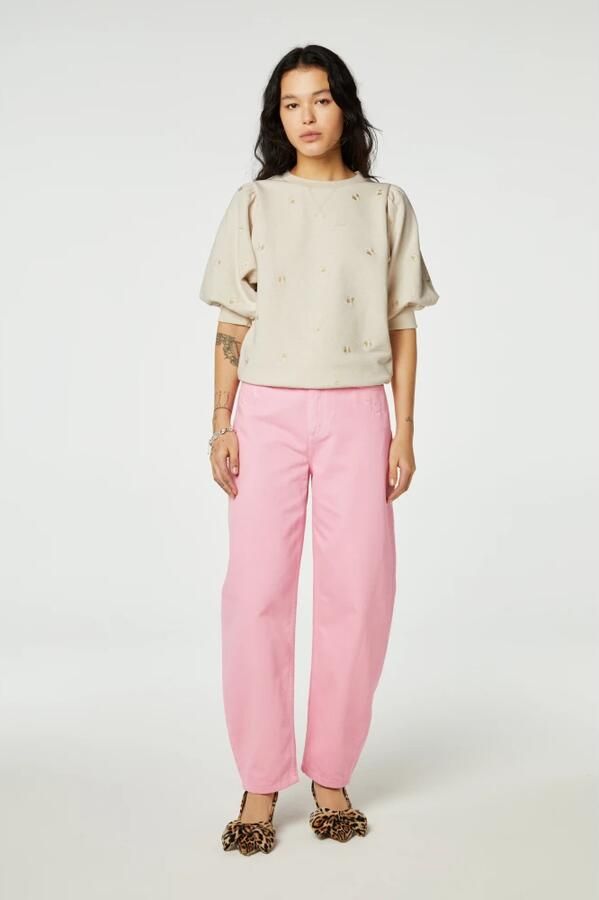 FABIENNE CHAPOT Dames Truien & Vesten Jana Ss Sweater Ecru - Foto 4