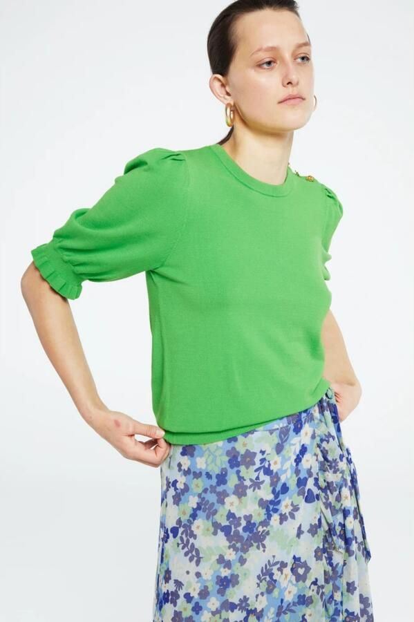 Fabienne Chapot Groene Trui Jolly Pullover 201 - Foto 4