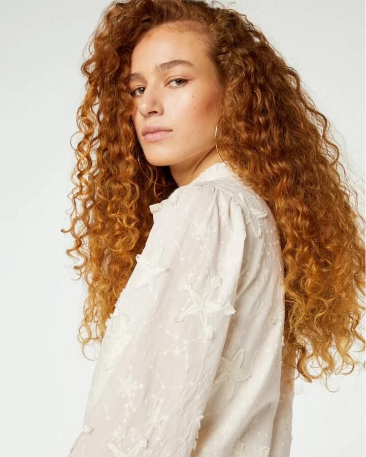 Fabienne Chapot Jonny Blouse Lange Mouw Beige Dames