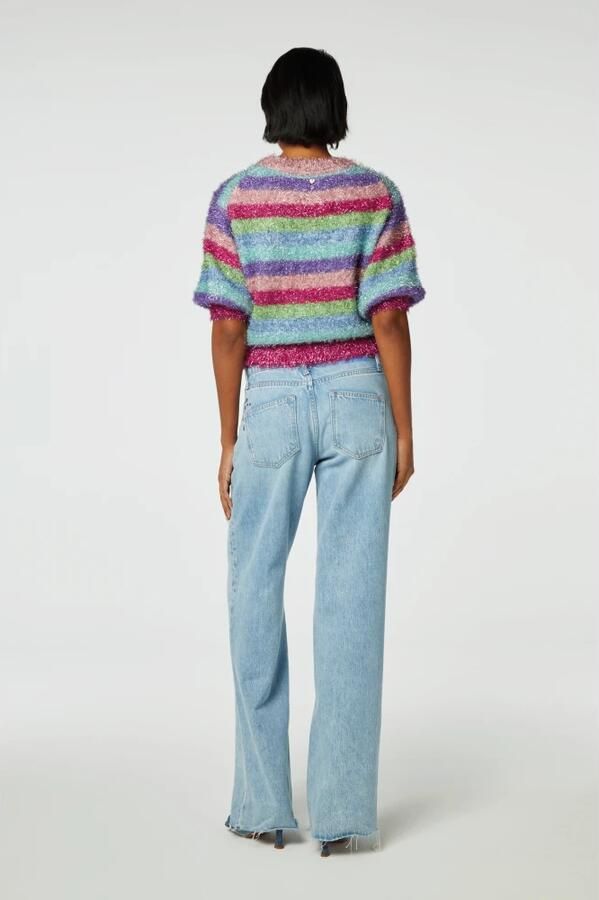 Fabienne Chapot Pullover korte mouw Clt-192-Pul-Ss24 Multicolor Dames - Foto 4