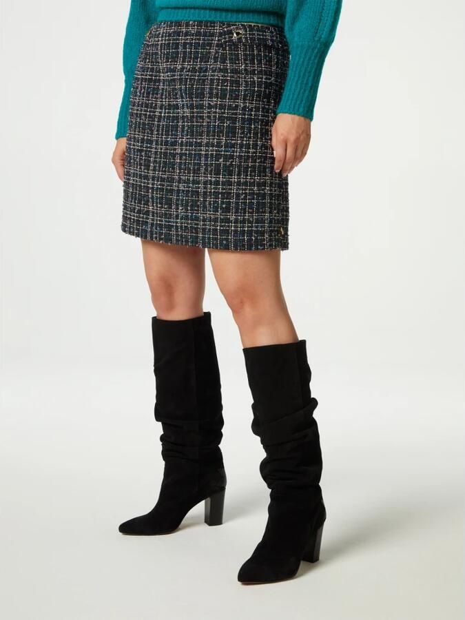 Fabienne Chapot Dora Bouclé Mini Rok Black Dames - Foto 3
