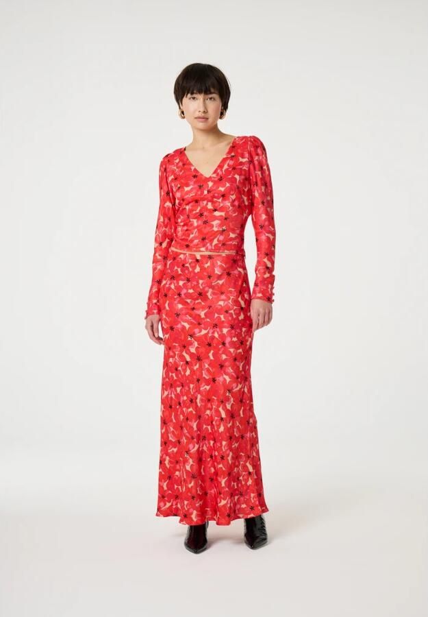 Fabienne Chapot Laurent Skirt Red Dames - Foto 3