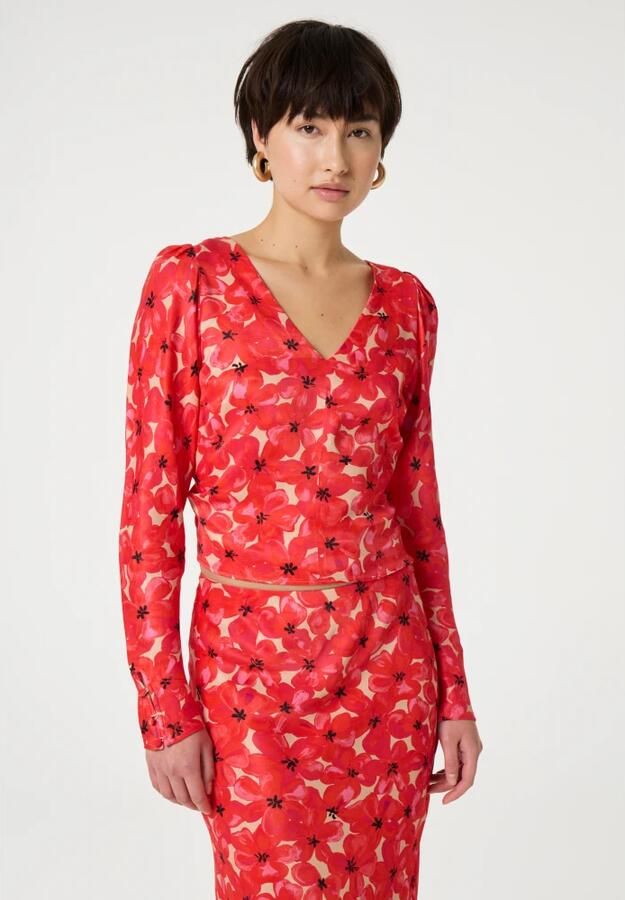 Fabienne Chapot Laurent Skirt Red Dames - Foto 4