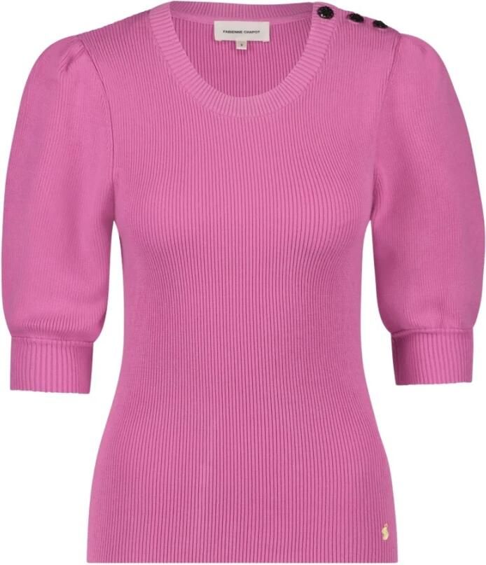 FABIENNE CHAPOT Dames Tops & T-shirts Lillian Ss Pullover 230 Roze - Foto 3