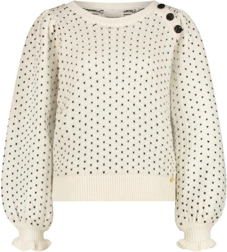 Fabienne Chapot Love Ballonmouw Pullover White Dames - Foto 6