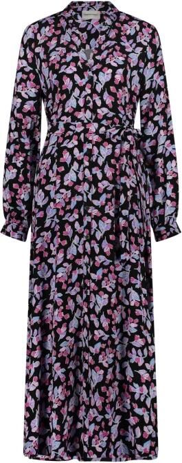 Fabienne Chapot Luchtige Maxi Jurk met Ballonmouwen Multicolor Dames