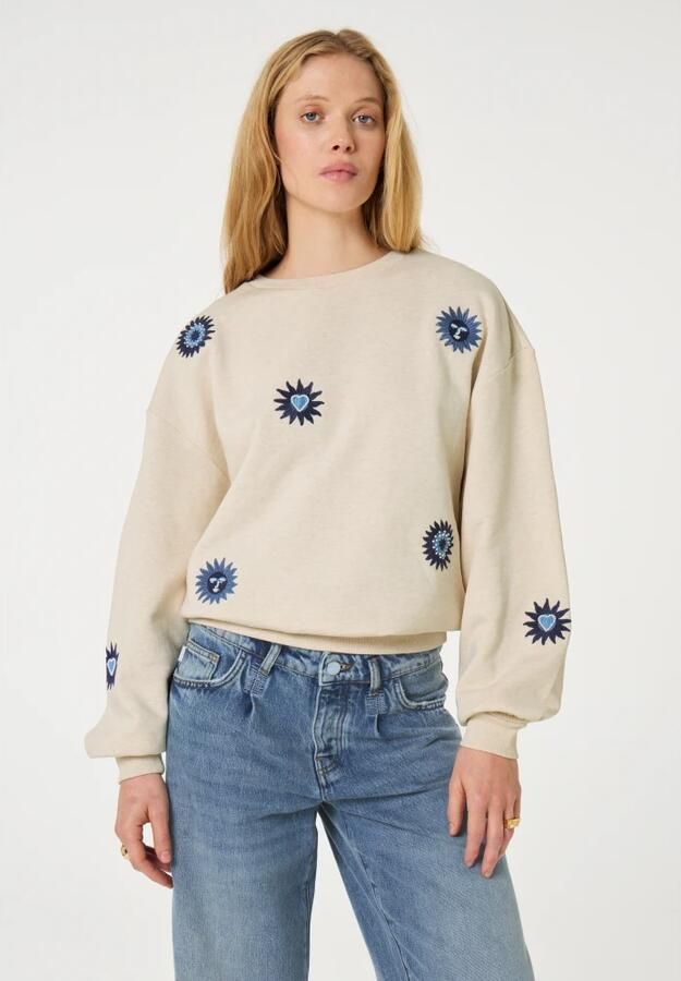 FABIENNE CHAPOT Dames Truien & Vesten Luna Sweater Ecru - Foto 7