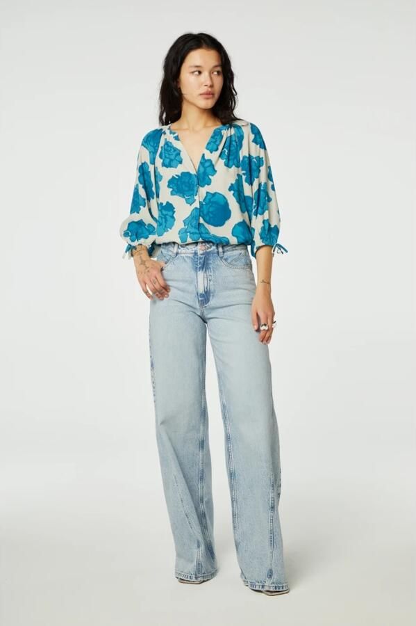 Fabienne Chapot Madame De Print Blouse Multicolor Dames - Foto 4