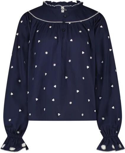 FABIENNE CHAPOT Dames Blouses Maisy Top Donkerblauw - Foto 9