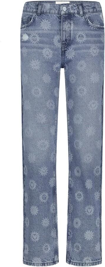 Fabienne Chapot regular waist slim fit jeans medium blue denim