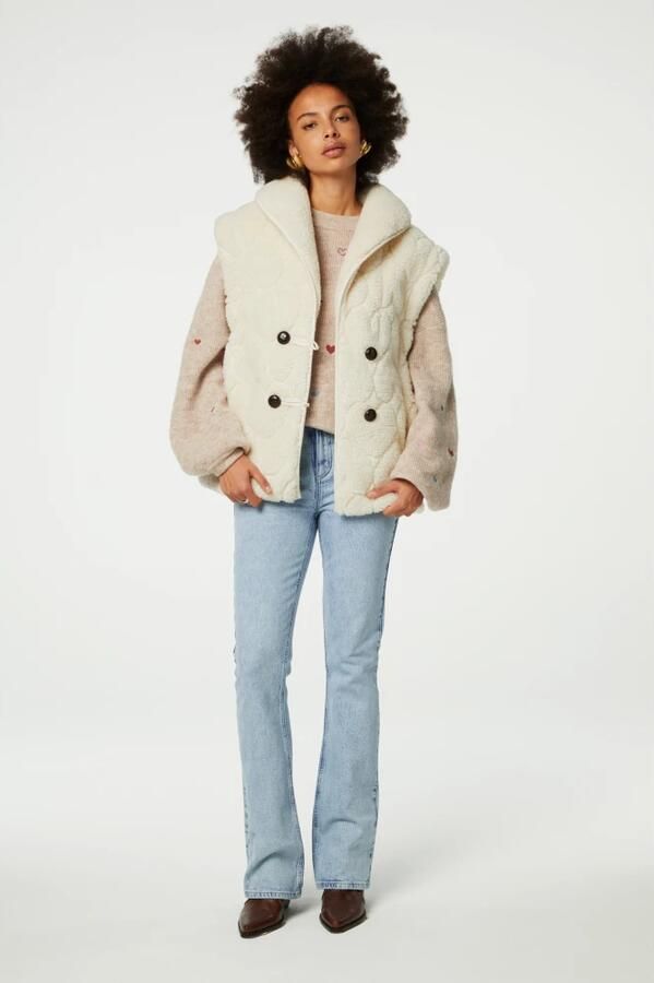 FABIENNE CHAPOT Dames Blazers Merlin Gilet Ecru - Foto 2