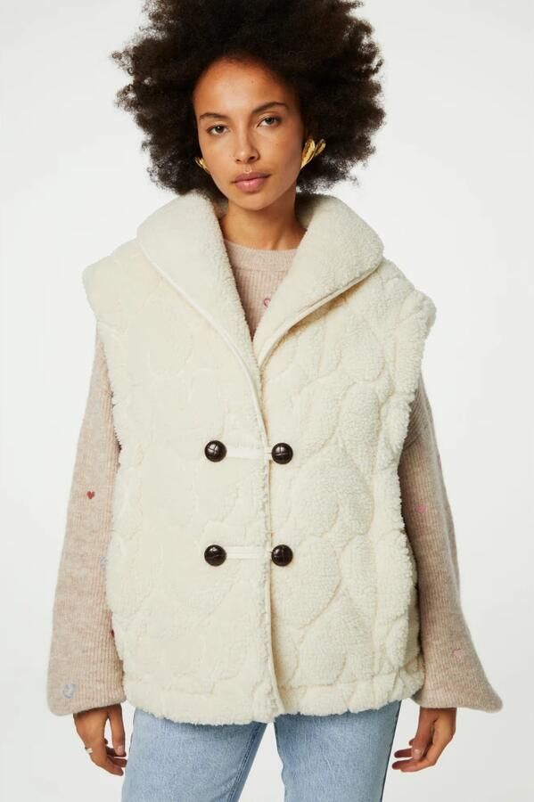 FABIENNE CHAPOT Dames Blazers Merlin Gilet Ecru - Foto 4