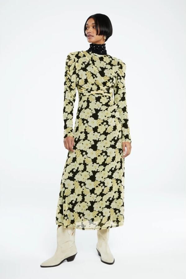 Fabienne Chapot Midi jurk met geplooide mouwen Multicolor Dames - Foto 4