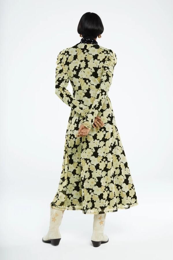 Fabienne Chapot Midi jurk met geplooide mouwen Multicolor Dames - Foto 5