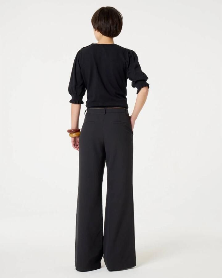 FABIENNE CHAPOT Dames Truien & Vesten Molly Short Sleeve Pullover Zwart - Foto 3