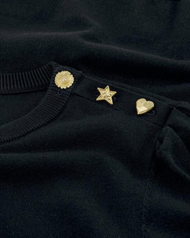 FABIENNE CHAPOT Dames Truien & Vesten Molly Short Sleeve Pullover Zwart - Foto 4