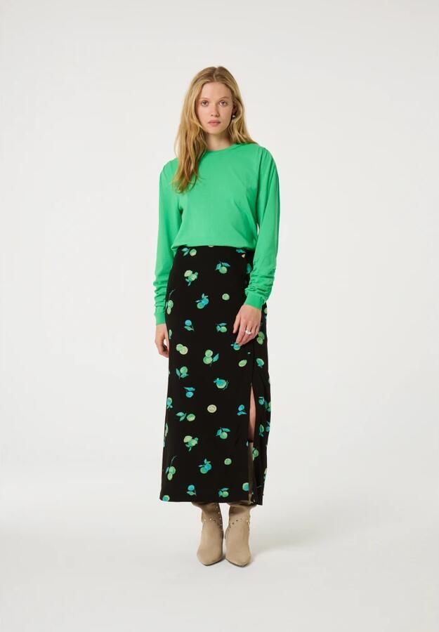 Fabienne Chapot Molly Scrunch Pullover Green Dames - Foto 3