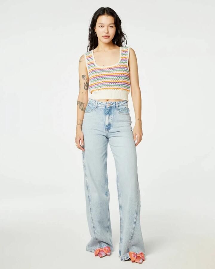 Fabienne Chapot Mouwloze Top Heather Bralette Multicolor Dames - Foto 2