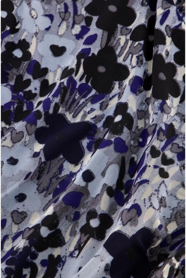 Fabienne Chapot wikkeljurk Natasja Mesh van gerecycled polyester blauw - Foto 4