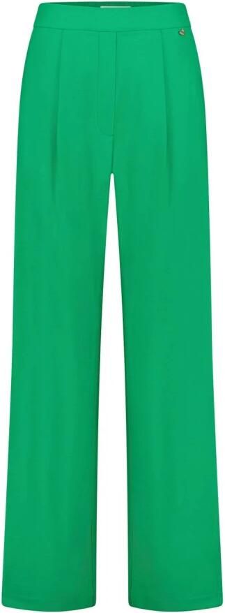 Fabienne Chapot Neale Broek Rechte Pijp Tailleband Green Dames - Foto 5