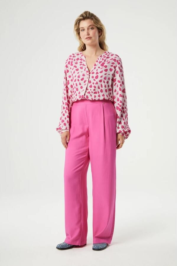 Fabienne Chapot Pantalon Clt-277-Trs-Ss24 Pink Dames - Foto 3