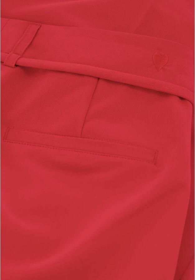 Fabienne Chapot wide leg regular waist pantalon rood - Foto 2