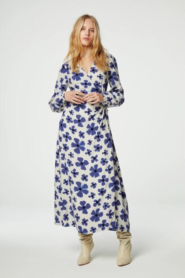 Fabienne Chapot Nia Jurk Love Wheels Midi Wrap Multicolor Dames - Foto 3