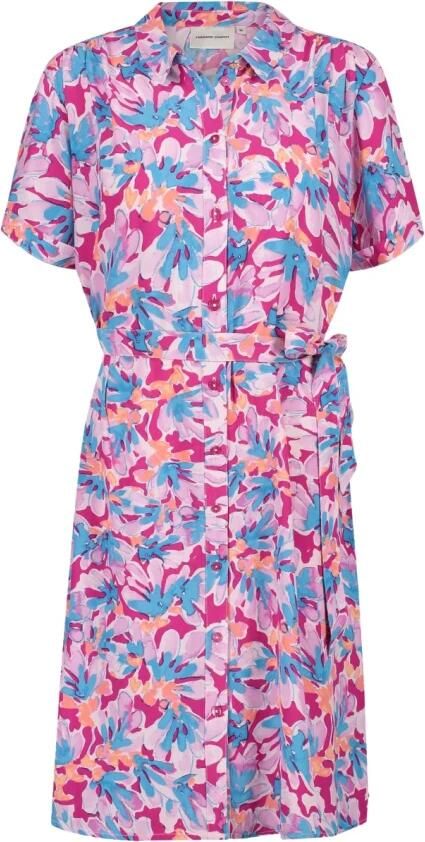 Fabienne Chapot Oversized Bow Belt Boyfriend Dress Multicolor Dames - Foto 6