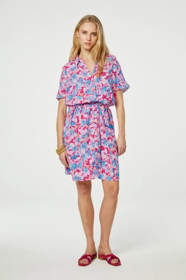 Fabienne Chapot Oversized Bow Belt Boyfriend Dress Multicolor Dames - Foto 5