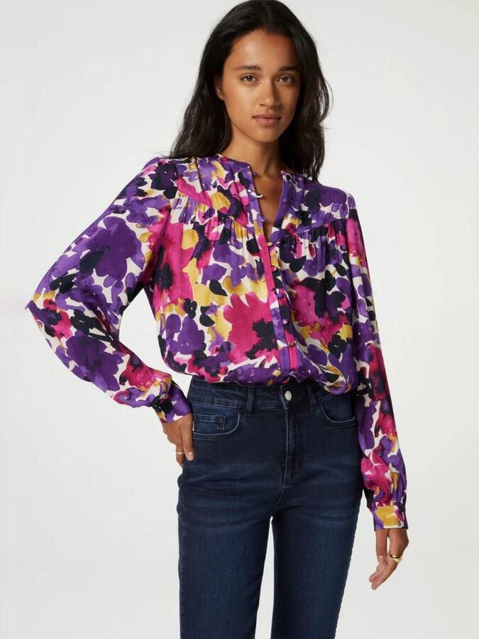 Fabienne Chapot Resa Blouse Cherry Bloomsberry Paars Dames - Foto 3
