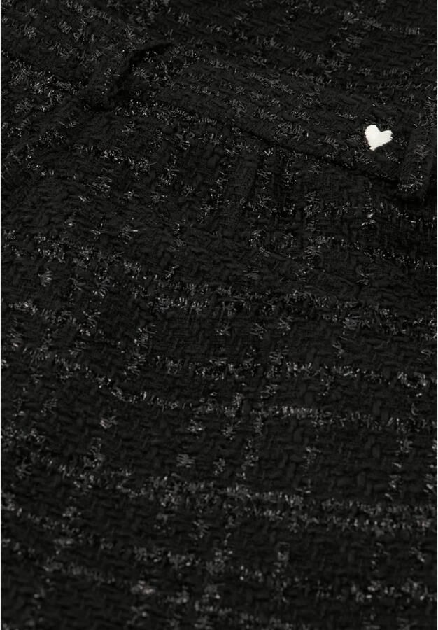 Fabienne Chapot geruite high waist wide leg pantalon Remi zwart donkergrijs - Foto 5