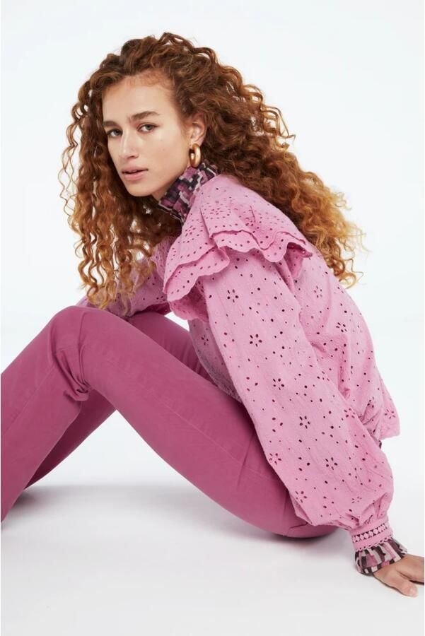 Fabienne Chapot top Bailey van biologisch katoen roze - Foto 2