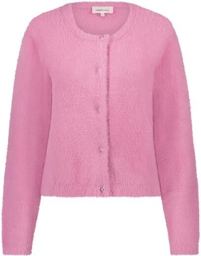 Fabienne Chapot Roze Bloemenknoop Vest Pink Dames