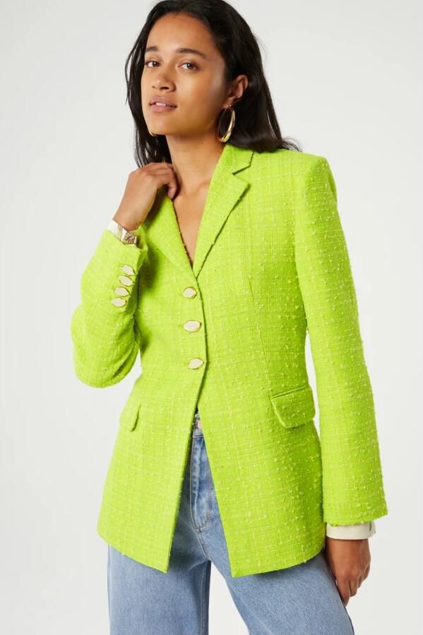 Fabienne Chapot Cher Blazer Stijlvol en Trendy Green Dames - Foto 3