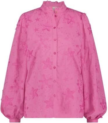 Fabienne Chapot Jonny Blouse met Lange Mouwen Pink Dames