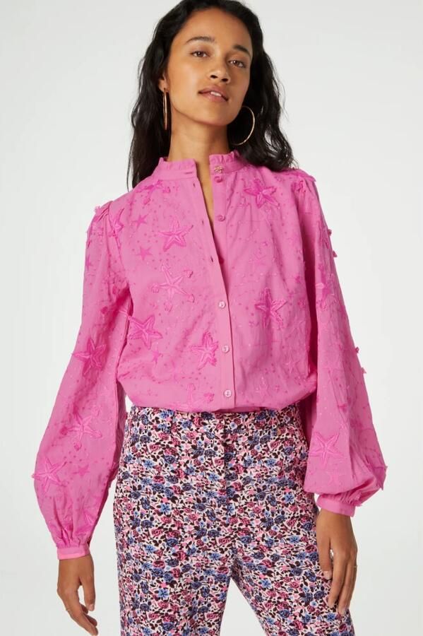 Fabienne Chapot Jonny Blouse met Lange Mouwen Pink Dames - Foto 2