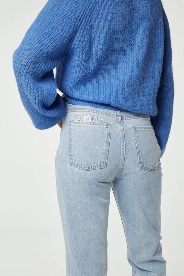 Fabienne Chapot straight jeans Lola light blue denim - Foto 3