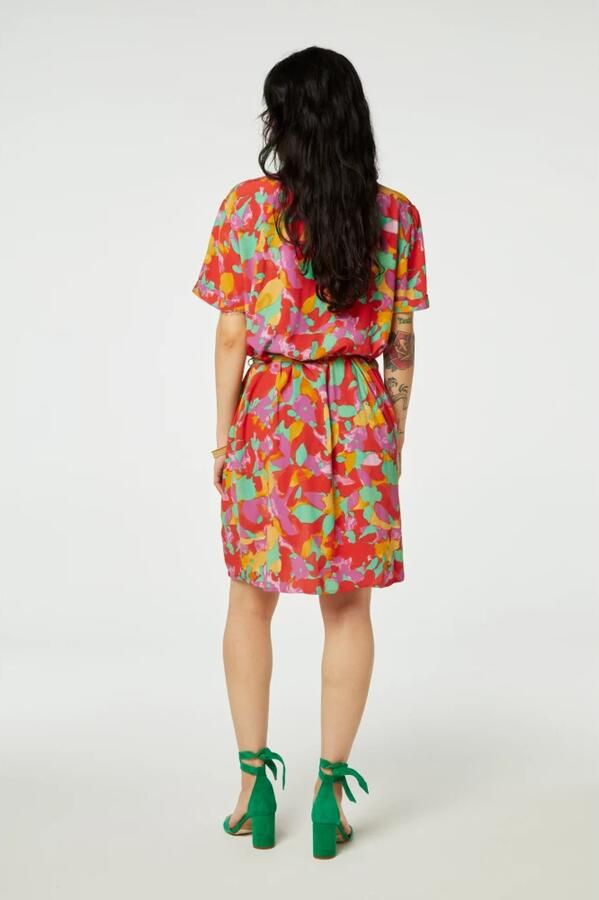 Fabienne Chapot Oversized Bow Belt Boyfriend Dress Multicolor Dames - Foto 4