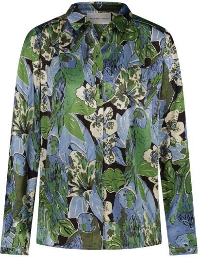 Fabienne Chapot Bloemenblouse met jungleprint Multicolor Dames