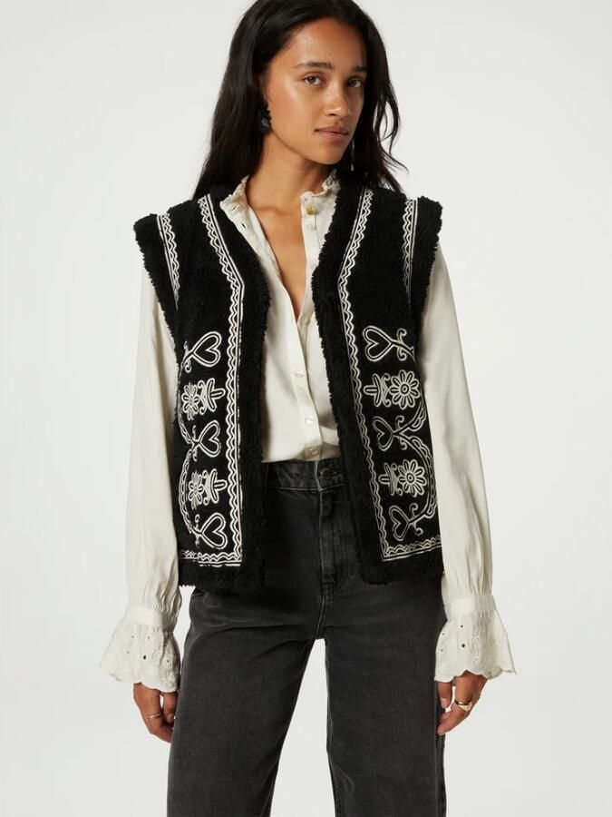 Fabienne Chapot Zwarte Tobi Gilet Blazer voor Dames Black Dames - Foto 3