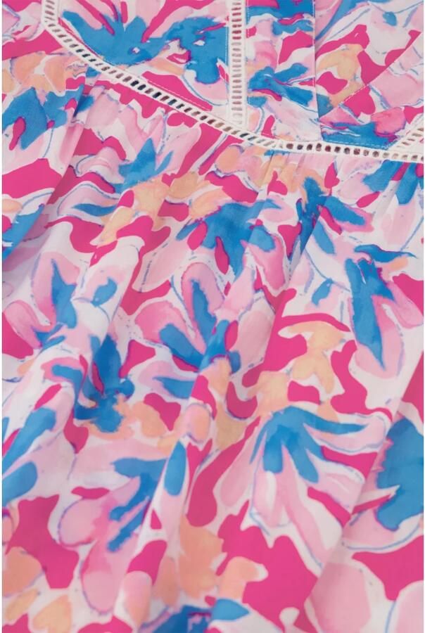 Fabienne Chapot Top met vlindermouwen 'Kristy' in groen Multicolor Dames