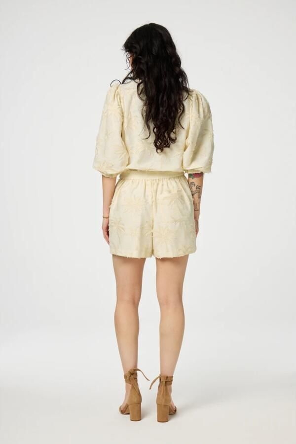 Fabienne Chapot Crème Wit Geborduurde Top Beige Dames - Foto 4