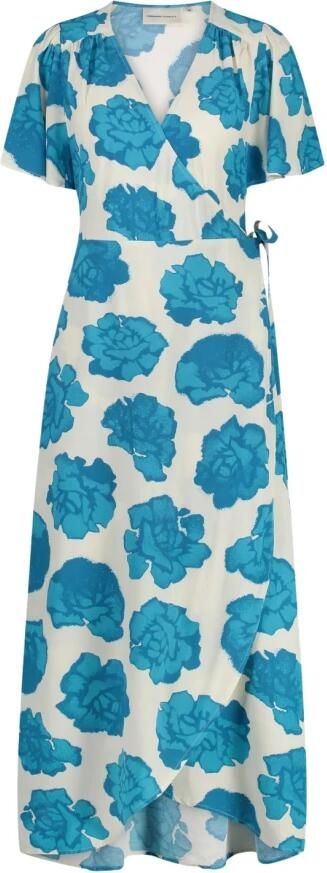 Fabienne Chapot Vlinder Midi Jurk met Strikriem Multicolor Dames