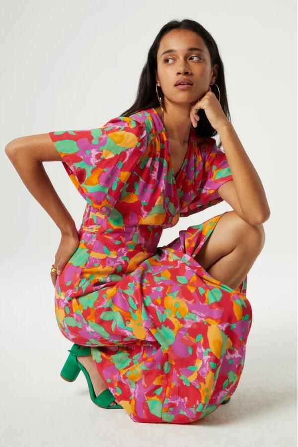 FABIENNE CHAPOT Dames Jurken Archana Butterfly Dress Rood - Foto 2