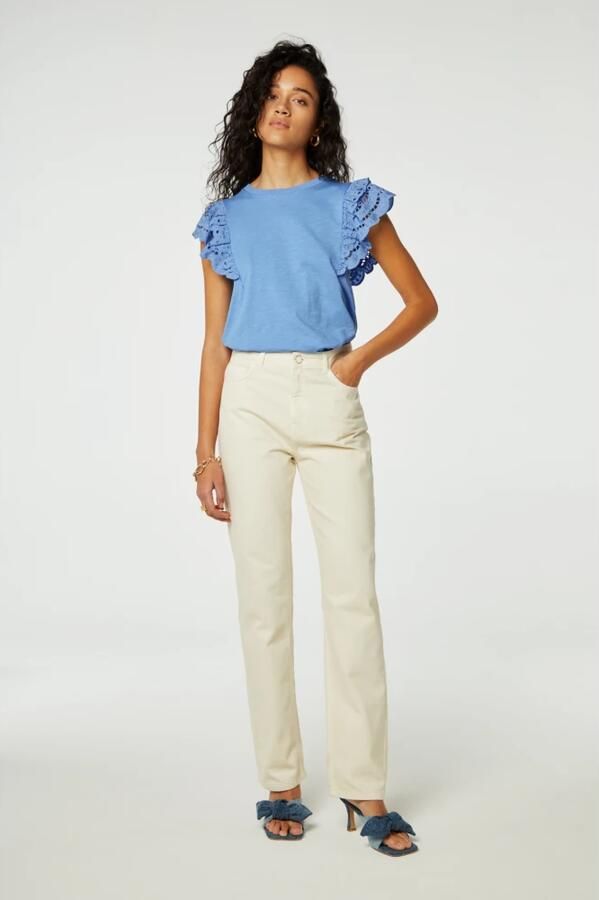 FABIENNE CHAPOT Dames Tops & T-shirts Anna T-shirt Blauw - Foto 3