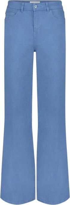 Fabienne Chapot high waist wide leg jeans lichtblauw