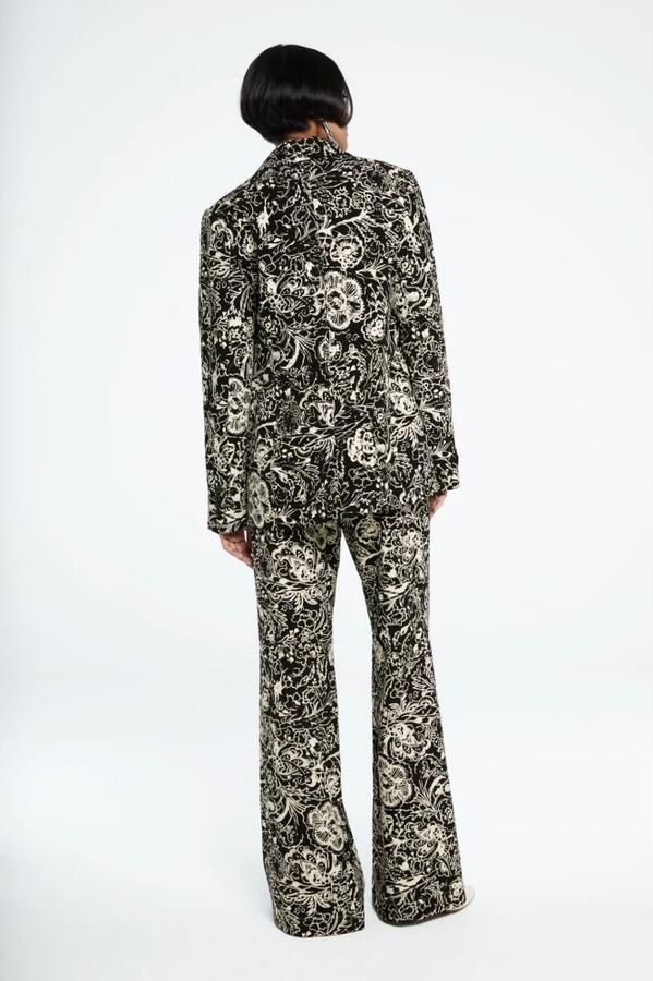 Fabienne Chapot Witte Acapulco Print Blazer Black Dames - Foto 5