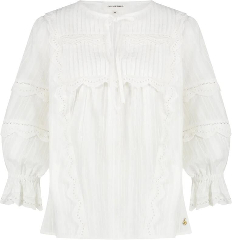 FABIENNE CHAPOT Dames Tops & T-shirts Lucia Ss Top 278 Gebroken Wit - Foto 6